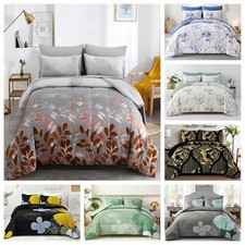 Bohemian Duvet Cover Comforter Set Queen King Size Fitted Bed Pillowcases 7PCS