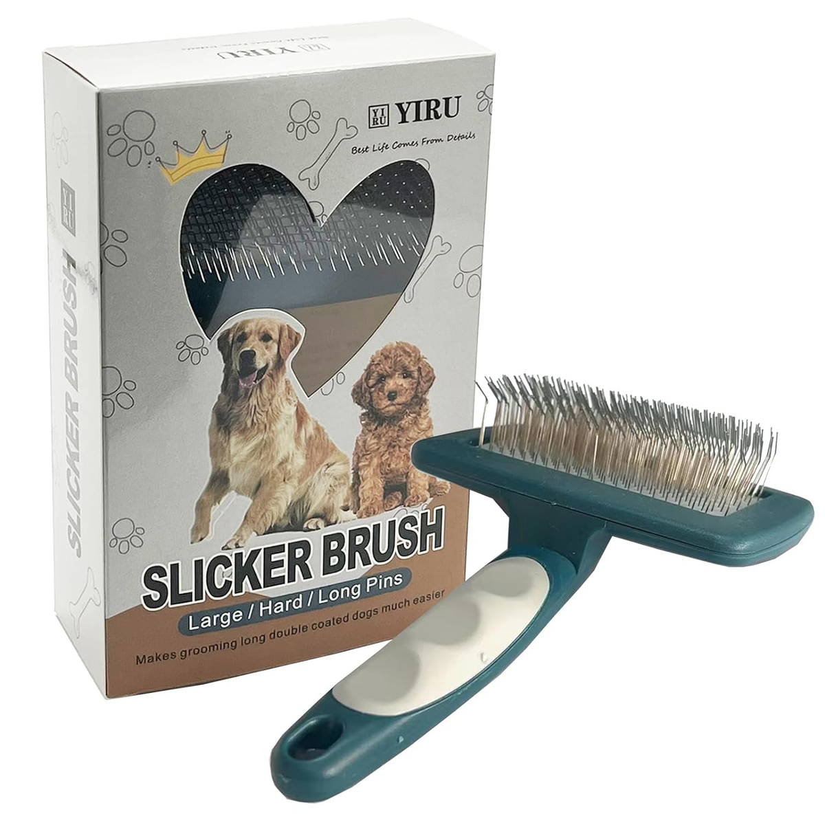 Golden Doodle Best Slicker Brush For Doodles Doodle Poodle Brush For  Grooming Pet Hair, Long Haired