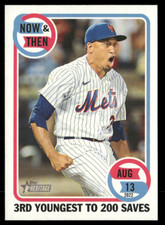 2023 Topps Heritage High Number - Now and Then Edwin Diaz #NT-12