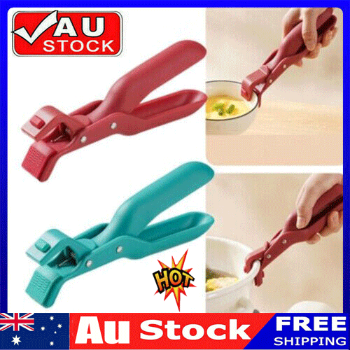 Multi-Purpose Anti-Scald Bowl Holder Clip for Kitchen,Silicone Non-Slip Clip CW - Picture 1 of 15