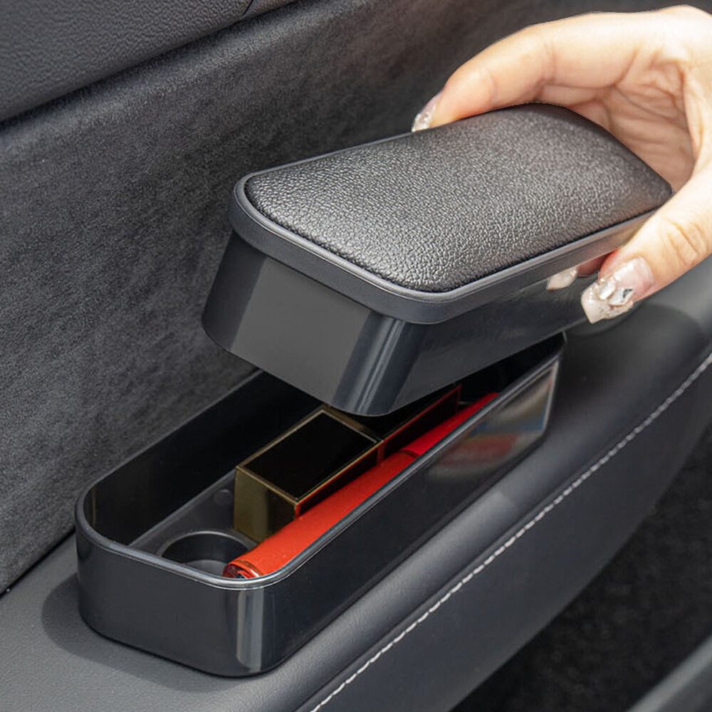 Universal Car Armrest Container Inner Door Handle Storage Box Trims Accessories