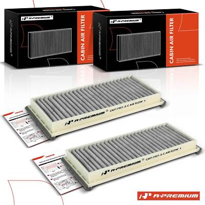2Pcs Activated Carbon Cabin Air Filter Behind Glove Box for Mazda MPV 04-06 RX-8