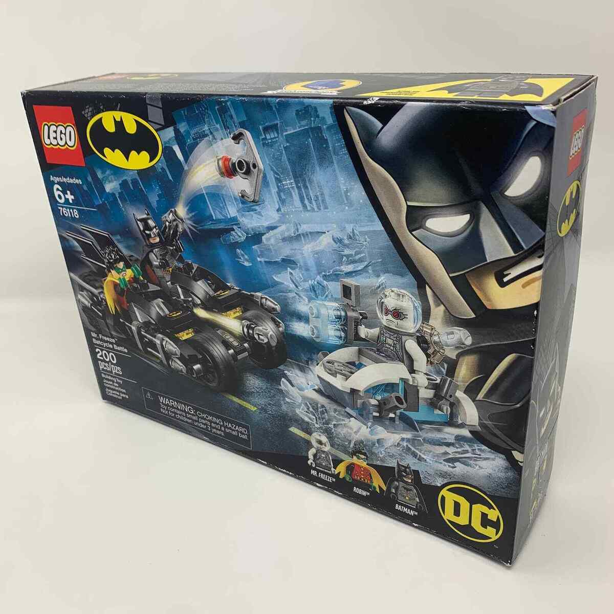 LEGO DC Batman Mr. Freeze Batcycle Battle 76118 Building Kit (200 Pieces)