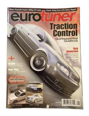EuroTuner Magazine Audi A4 Traction Control Cover Aug 06