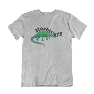 Mens Herbivore Green Dinosaur TShirt Veggie Quality Nice Quality Gift