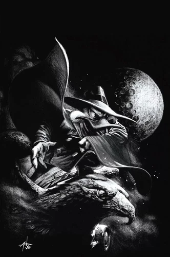 Darkwing Duck 1 Gabriele Dell’Otto B&W Virgin Variant Ltd. 333 Dynamite Comics