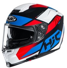 Casco moto integrale hjc rpha 70 DEBBY mc21 bianco rosso blu taglia M