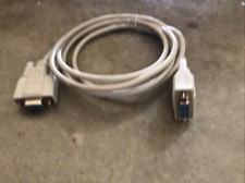 6FT DB9 DB 9 9-Pin RS-232 D-SUB Female to Female Serial Cable Cord Ivory