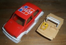 Scalextric rare vintage Total MG Metro Turbo 6R4 rally car shell Superb