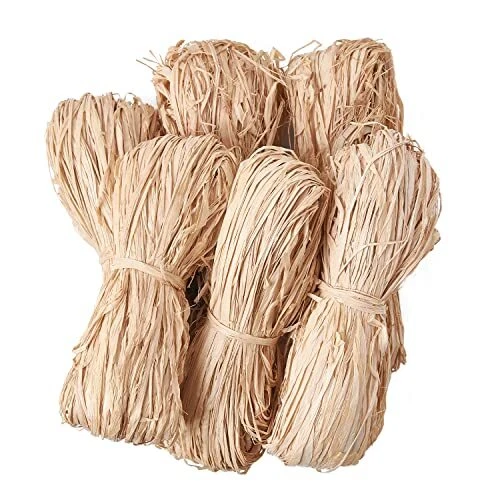 300G Natural Raffia Paper Ribbon Raffia Ribbon Perfect for Crafts Weaving  or B