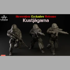 Turnbase Miniatures Modern Swedish Special Forces Commandos Kustjägarna Spectre