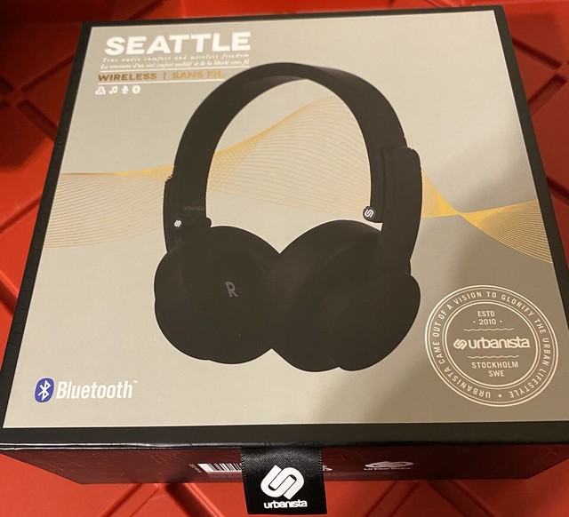 Wireless Headphones Urbanista Seattle Bluetooth Over-ear Black for sale  online | eBay