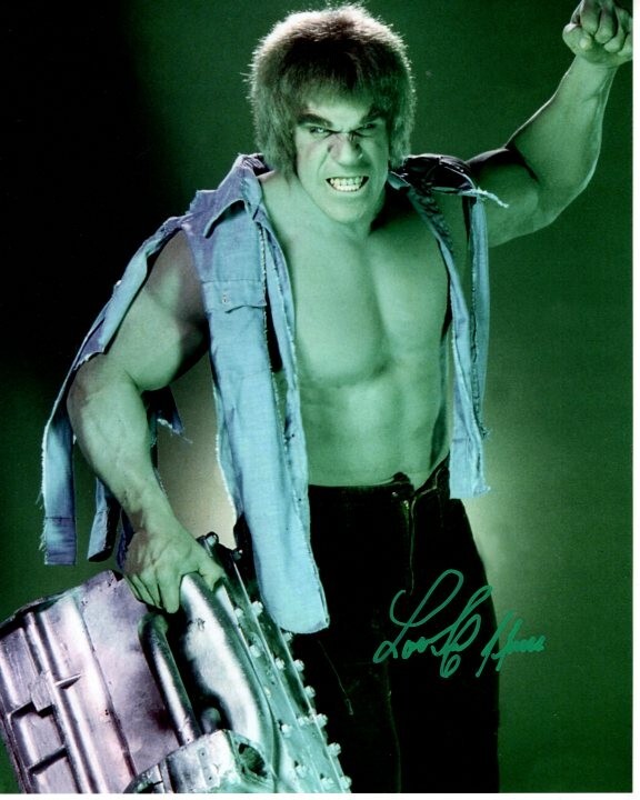 LOU FERRIGNO Signed Autographed 8x10 THE INCREDIBLE HULK Photo | eBay