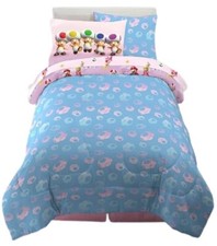 Super Mario "Royal Peach" Kids Reversible Twin Bed Set-AB0CHMXWSX34