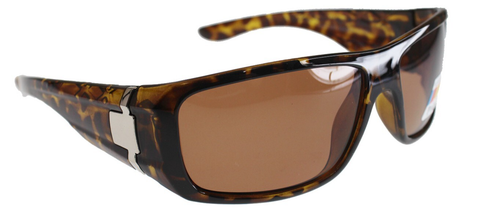Mens Womens Polarised Sunglasses Black Tortoise Driving Fishing Wrap Around - Picture 12 of 15