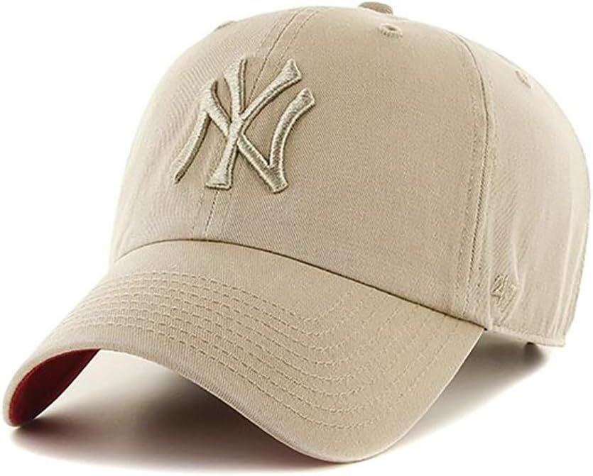 47 MLB Mens Men's Brand Clean Up Cap One-Size One Size, Khaki | eBay
