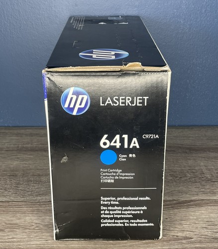Neu HP 641A C9721A Tonerkassette Cyan für LaserJet 4600/4610/4650 Black Box - Bild 4 von 5