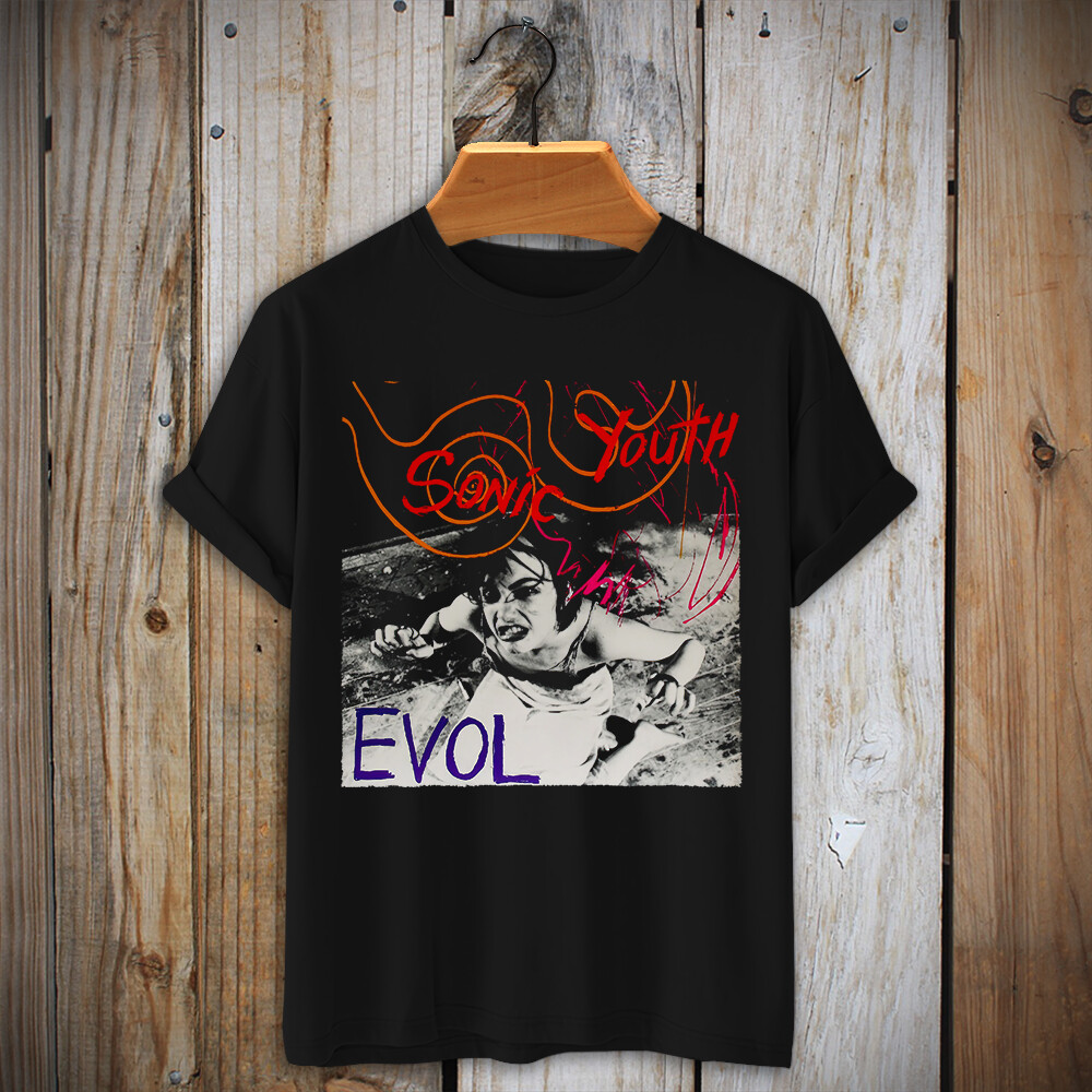 Retro EVOL Tee Sonic Youth Tom Violence Thurston Moore Steve