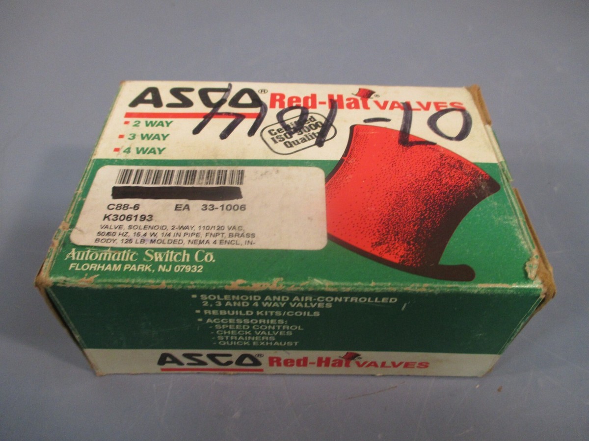 ASCO Solenoid Valve 2-way, 50/60Hz Rebuild Kit 302276 | eBay