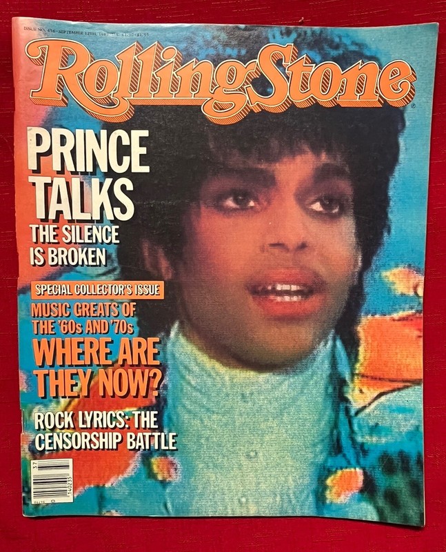Rolling Stone Magazine Issue 456 September 12, 1985 Prince Collector's Issue