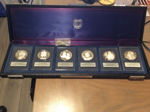 Britannia Commemorative Society 999 Silver Medals, Set of 6, Worth a Look! - Picture 2 of 19