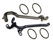 1 SET Water Pump Coolant Pipe Hose With O-Rings For BMW X3 X5 325xi 330xi