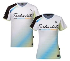 TECHNIST 25S/S Unisex Short Sleeve T-Shirt Badminton Tee Top AsiaFit NWT TNT5554