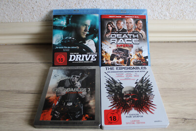 Bluray Expendables 1+3/ Death Rce Inferno/ Drive (Stellbook, Extended)