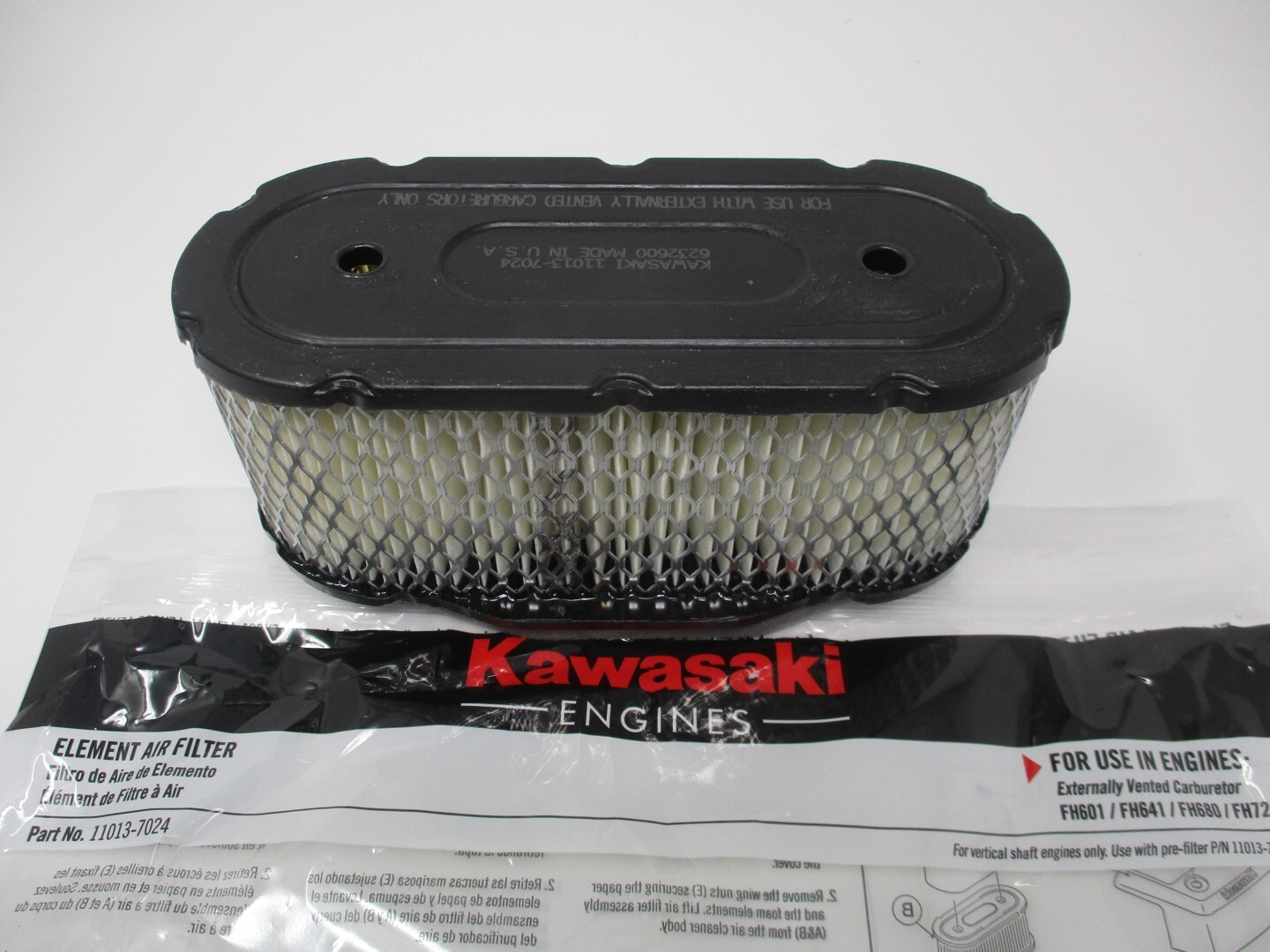 Vhbw Filter-Set Für Kawasaki Rasenmäher – 2-teilig: 1x Luftfilter + 1x Vorfilter – Ersatz Für 11013-7024, 11029-4012, 11013-7027 – Passgenau & Langlebig