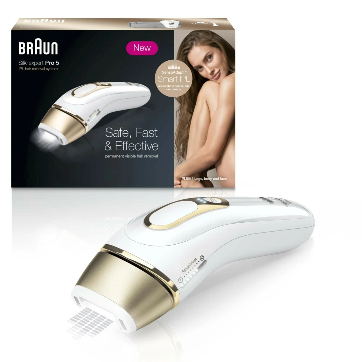 Braun IPL Silk·expert Pro 5 PL5014 Permanent Hair Removal Device