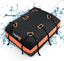 21 Cubic ft Car Roof Bag Cargo Luggage Carrier for All Vehicle with/without Rack