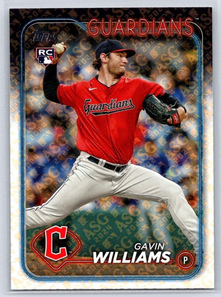 2024 Topps All Star Game Foil Stamped #242 Gavin Williams RC ASG Guardians