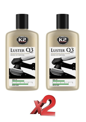 x2 K2 LUSTER Q3 FAST CUT CUTTING COMPOUND Car Paint Polishing Paste Scratch 250g