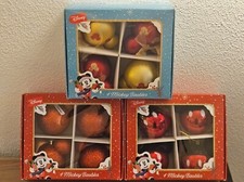 Mickey Maus Disney Christbaumkugeln 4 Kugel Set Weihnachten Chrisbaumschmuck