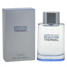 Reaction Thermal by Kenneth Cole 3.4 oz EDT Cologne for Men New In Box