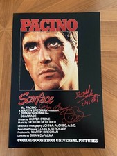 *SCARFACE* signed 12x18 poster *STEVEN BAUER, ANGEL SALAZAR, PEPE SERNA* PROOF 9