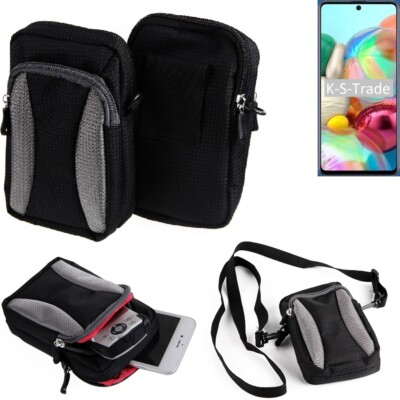 Für Samsung Galaxy A71 Holster / Umhängetasche Extratasche Outdoor Schutz Hül