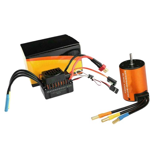 3650 4300KV Waterproof Brushless Motor W/60A ESC Combo Set for 1/10 RC Car Truck - Picture 15 of 15