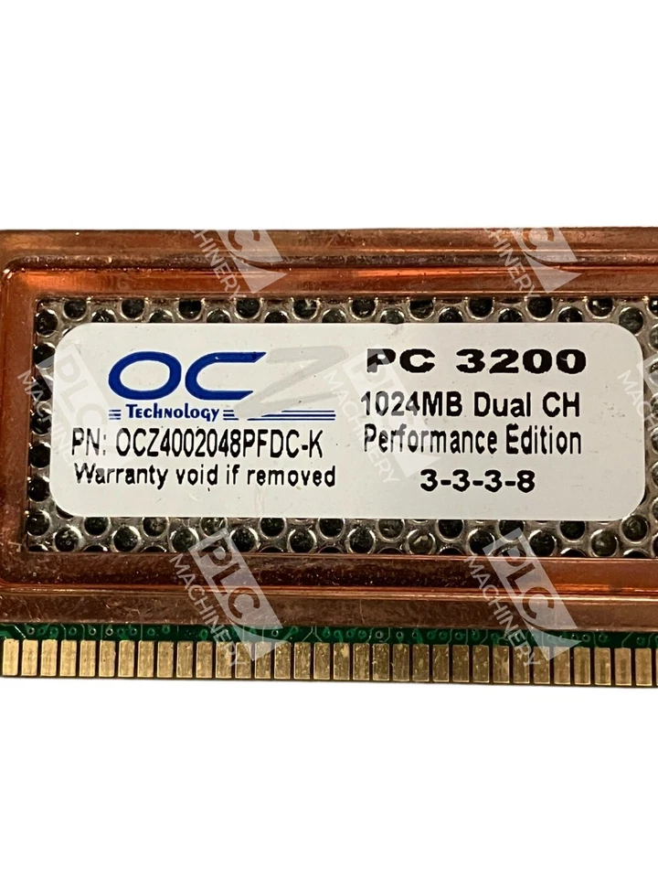 OCZ Technology PC3200 1024MB Dual Channel Performance Edition OCZ4002048PFDC-K - Image 2 of 2
