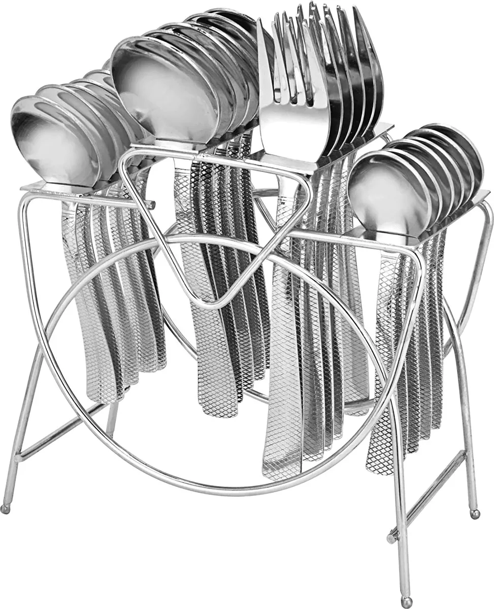 Spoon Stand Stainless Steel Cutlery Stand for Dining Table Cutlery