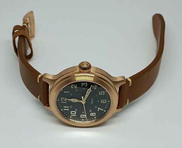 VOSTOK K-43 1943 SPECIAL EDITION WRISTWATCH jubilee bronze VOSTOK K-43 1943 SPECIAL EDITION WRISTWATCH jubilee bronze
