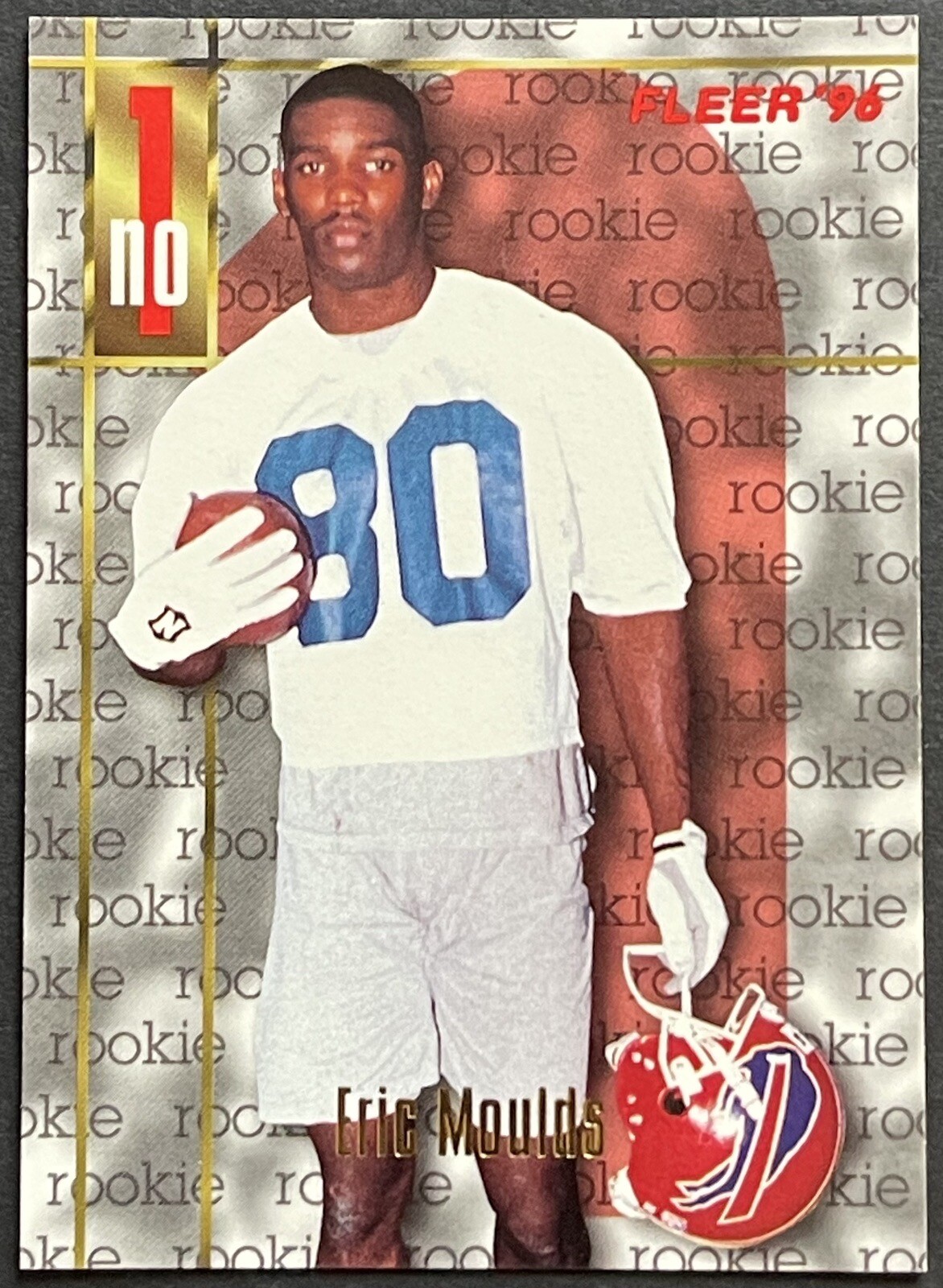 Eric Moulds 1996 Fleer Rookie Card #171 NFL Buffalo Bills