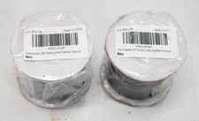 Cheriswelry 85 Yards 1mm Black Korean Waxed Polyester Cord Beading 2 Pack