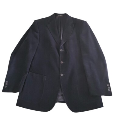 Emidio Tucci Cordjacke Herren UK42 Blau Sportmantel