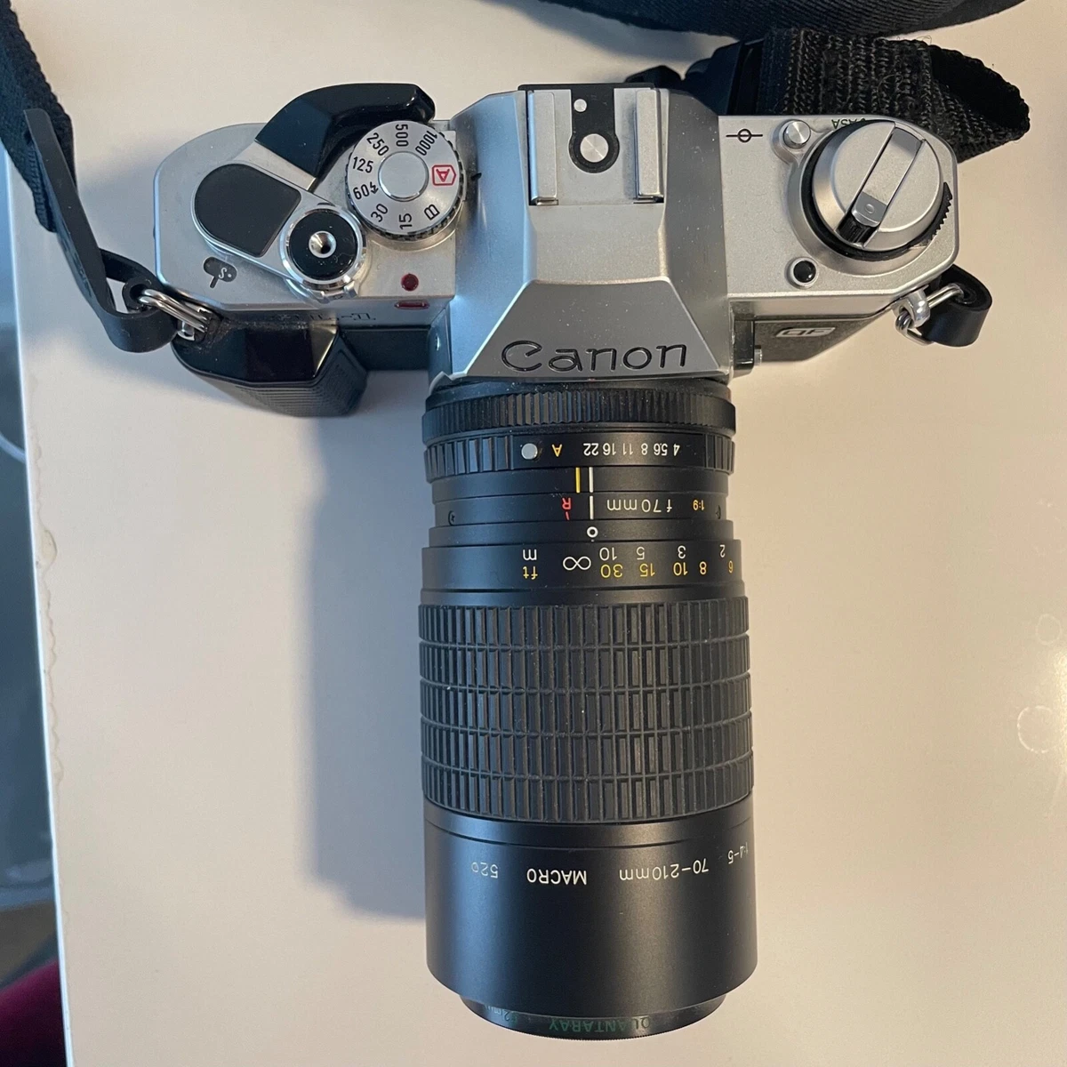 Canon AL-1 35mm Film Camera with Macro Osawa MC 70-210mm Lens | eBay