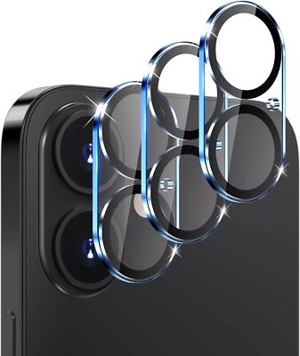Wholesale For Apple iPhone 16 Camera Lens Protector Case Friendly Tempered Glass