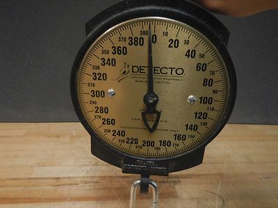 Broken  Cardinal Detecto Dial Crane Scale 7''  400 lb Capacity 1lb Grad. 11S400H