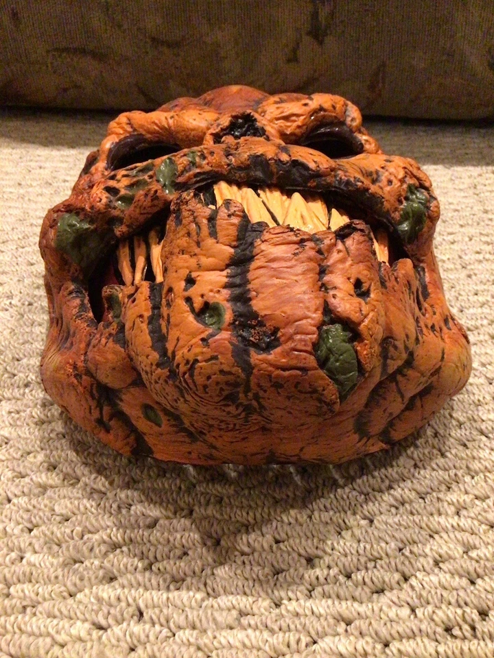 Dark Harvest Pumpkin - Ani-Motion Mask - Halloween Costume Accessory - Image 2 of 4