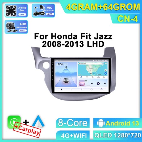 Android Car Radio Multimedia CarPlay GPS Navi 4G BT For Honda Fit Jazz 2008-2013 - Picture 32 of 40