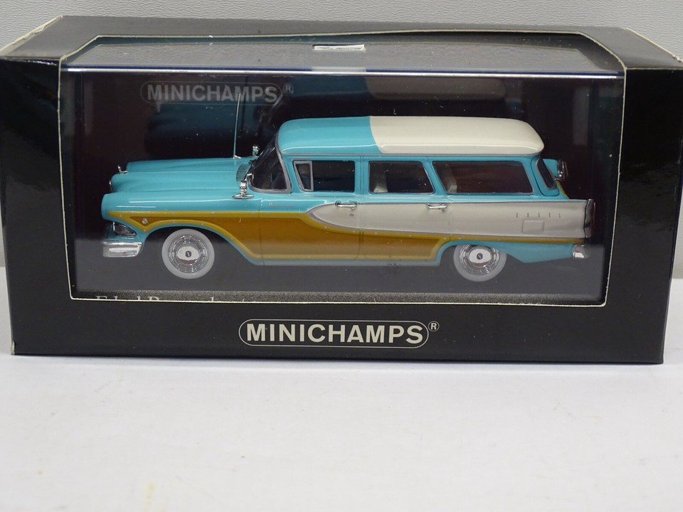 DIE CAST  FORD MODEL A 1928 - FORD F1 1948 - EDSEL BERMUDA 1958 - FORD